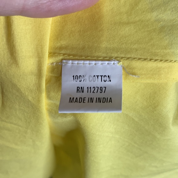 Miguelina yellow embroidered beachy dress cover up S - Picture 5 of 7